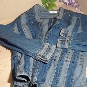 Studded Jean Jacket